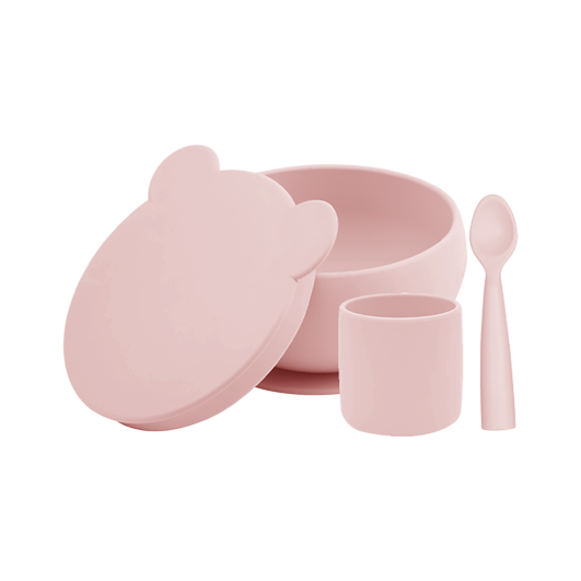 Minikoioi BLW Set I (Baby Led Weaning Set) -100 % Lebensmittelqualität Silikon - Geschirr Sets für Babys und Kleinkinder - WikoBaby