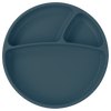 Minikoioi Portions Plate- Kinderteller mit Saugnapf - 100 % Lebensmittelqualität Silikon - BPA Frei - WikoBaby