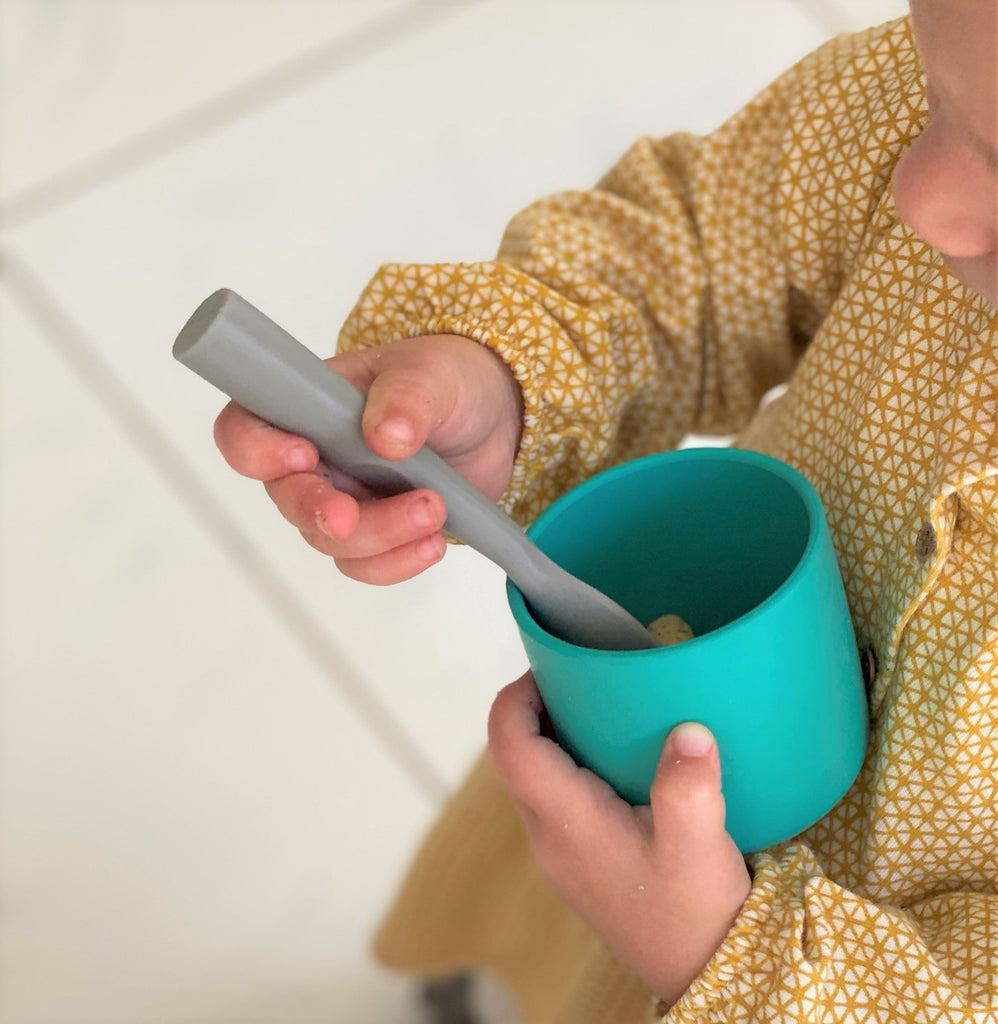 Minikoioi Scooper- Baby und Kinderlöffel - 100% lebensmittelechtem Silikon - BPA Frei - WikoBaby