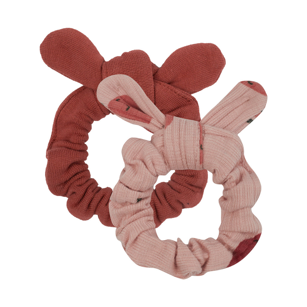 Apple Love Rib + Futter Haargummi Set ( 2 Stück) - Antebies 100 % Bio-Baumwolle - WikoBaby